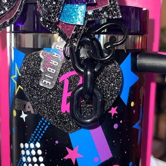 🎀 Barbie Straw Charm Keychain for Stanley 🎀 - Picture 1 of 4